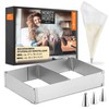 Moritz & Moritz Rectangular Baking Frame Adjustable 5 cm High