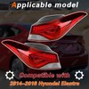 TODO Tail Lights Assembly Compatible with Elantra 2014 2015 2016,