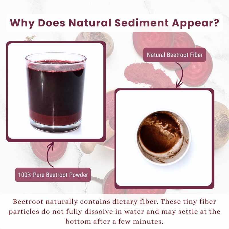 EXOTIC VEDA Organic Beetroot Powder 100g(3.53oz) | 100%Pure Beet Root