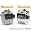 Nliyeisu 2 Pcs Clicker Counter, Hand Tally Counter with Large