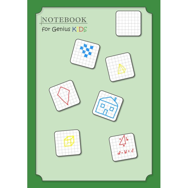 Notebook for Genius KIDS: Large A4 with 5x5 mm grid