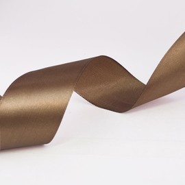 1 inch Brown Satin Ribbon 25 Yards Fabric Ribbons Roll for Wedding Invitations,Suitable for Wedding Invitations, Bridal Bouquets, Party Decorations, Gift Wrapping Ribbons, Wedding Decoration Ribbons.