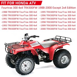 Javik Brake Shoes Kit Front & Rear for Honda Fourtrax 300 4x4 1988-2000 TRX300 TRX3...