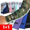 1+1 Cooling Arm Sleeves for Sports, Summer UV Protection, Hiking, Cycling, and Outdoor Work Arm Sleeve Slazenger/Mint/Blue 2ea