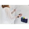 magnetoplan magnetoTray ecoAware Small Magnetic Felt Pen Holder, 6 x