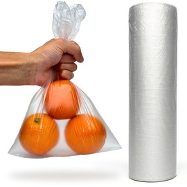 Clear Plastic Food Bags On a Roll | 1000 Bags | 9 x 14" | Fruit Vegetable Nuts Sandwich | Freezer Bags Storage | Sandwich Bags Roll | Disposable Bags Reusable Sandwich Bag