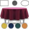 exklusiv-heimtextil garden table cloth with fringe, classic round, oval, square