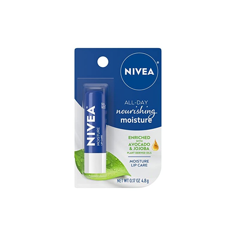 Nivea, Moisture Lip Care Unisex Balm, 0.17 Ounce