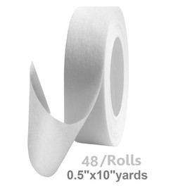 AmeriCan Goods Micropore Paper Tape Rolls 0.5" x10Yards White Medical Grade Dressing Surgical Paper Tape Hypoallergenic, Breathable Latex Free (48)
