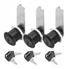 EATAKWARD RV Drawer Cam Lock 5/8 inch, Single Key, 3Lock