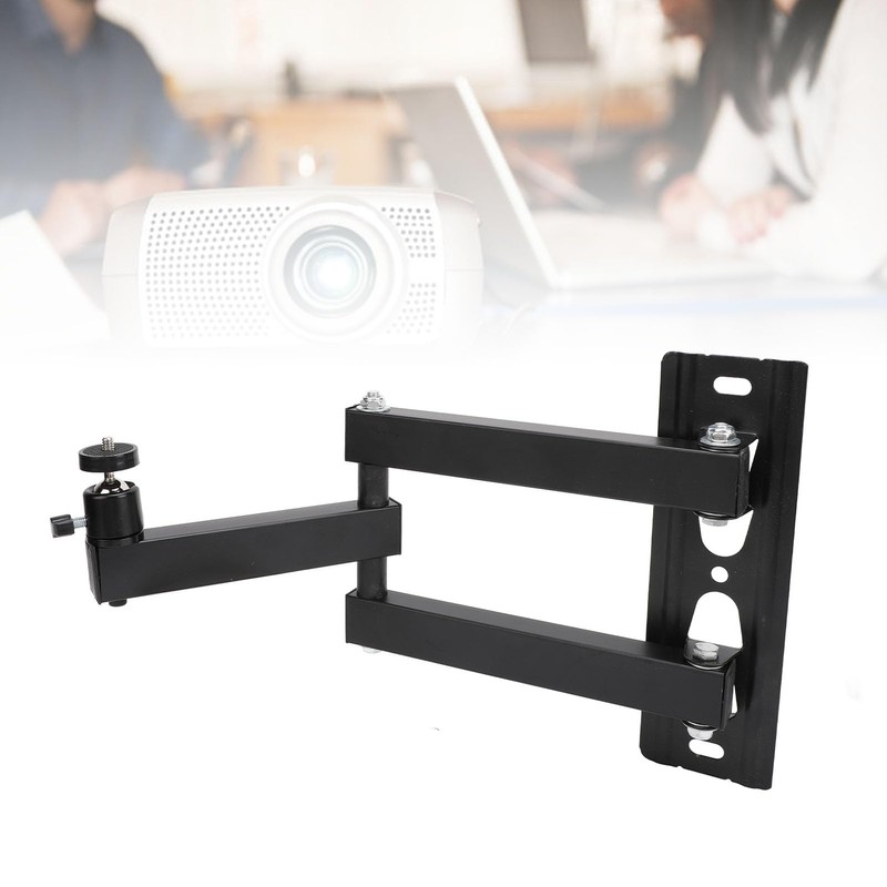 Projector Wall Bracket, 20-40cm Adjustable Angle Projector Wall Mount, Universal