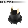 Motoforti Headlight Headlamp Bulb Socket Adapter, for Mazda 3 2004-2009,