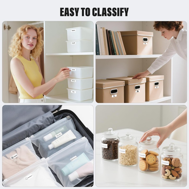 Mini Label Printer, Upgraded Label Maker and Portable Label Maker