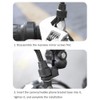 TELESIN 360 Degree Rotation Motorcycle Rearview Mirror Support Clamp Motion
