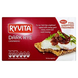 Ryvita Dark Rye Crispbread (250g) - Pack of 6