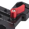 Long Lens Support Height Adjustable 15mm Rod Hole Aluminum Alloy