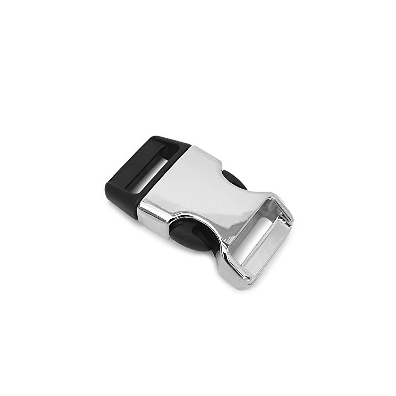 Ganzoo Metal Plastic Click Clasp, Set of 8, 5/8 Inch