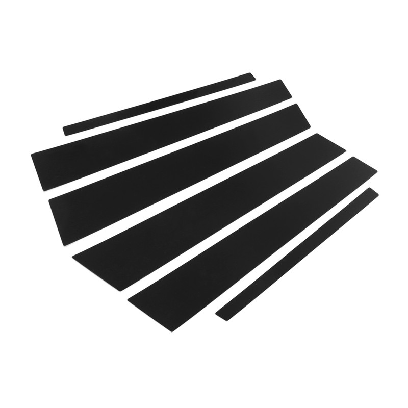 Side Pillar Post Trim 4D Style Glossy Black Replacement for