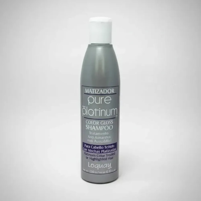 Shampoo Matizador Pure Platinum Anti-amarillos Loquay 250ml