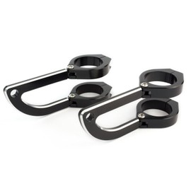 Alchemy Parts Headlight Holder with Clamp Fork 56-57 mm for Motorcycle Trike CNC Alloy - High Quality