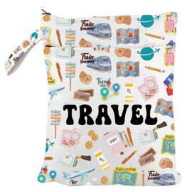 PXTIDY Travel Gifts for Women Waterproof Wet Dry Bag Travel Storage Bag Flight Vacation Gifts Summer Vacation Zipper Bag Traveler Gifts