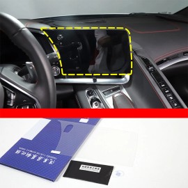 e-power-auto-Trim GPS Navigation Screen Protector Film Cover trim Fit For Corvette C8 2020-2023 US
