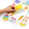 Giiffu 147 Pieces Easter Window Stickers, 6 Sheets PVC Easter