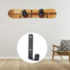 PATIKIL 3" Snowboard Wall Mount Clips, 6 Pcs Coat Hooks,