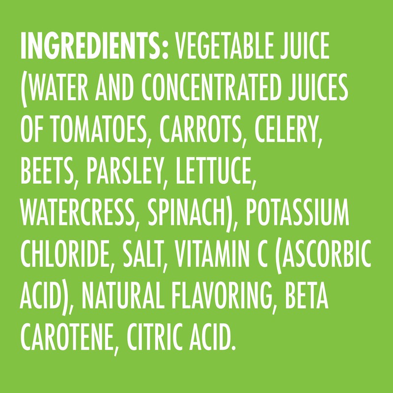 V8 Low Sodium Original 100% Vegetable Juice, Vegetable Blend with