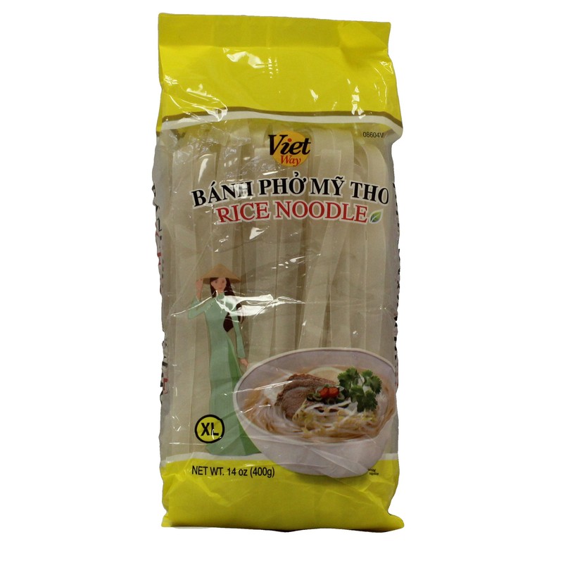 Viet Way Rice Noodle Sticks for Pho, 14oz (3 Packs)