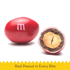 M&M'S Peanut Milk Chocolate Candy Movie Theater Box Bulk Pack, 3.1 oz Box (Pack of 12)