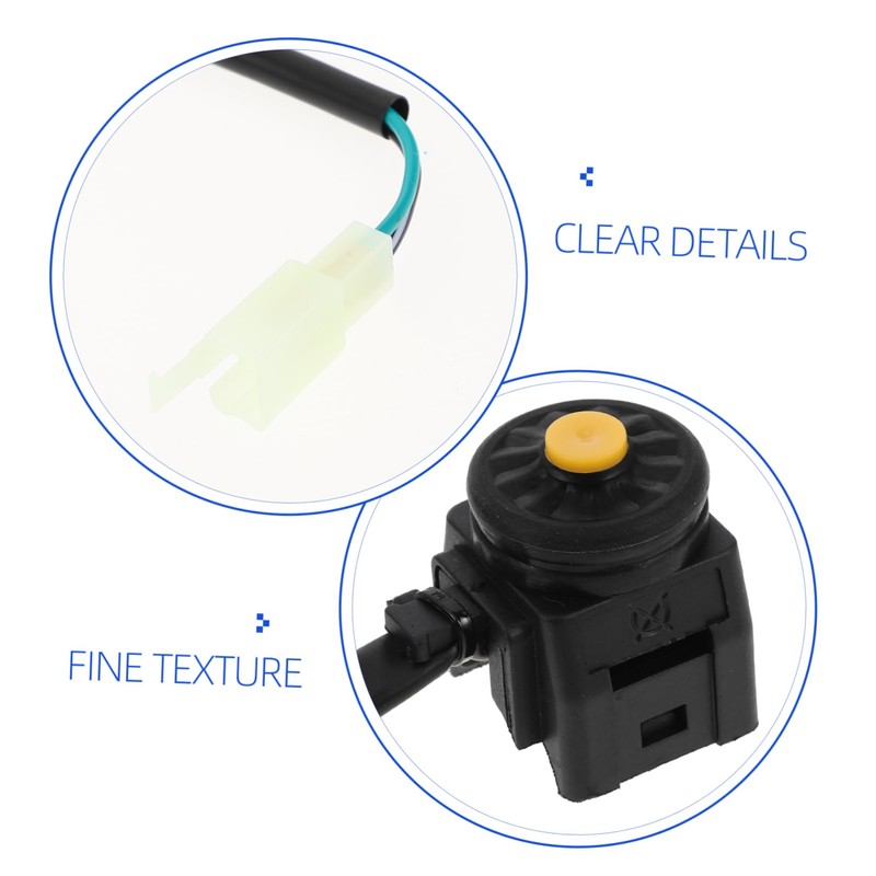 Gatuida 2pcs Motorcycle Kill Switch Ignition Button Replacement Ergonomic Design