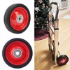 IHDYPPEW 4 Pack Rubber Wheel with Ball Bearing - 5