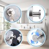 jwflck Suction Hooks - Shower Suction Cup Hooks, No-Drill Waterproof