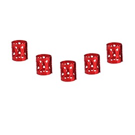100PCS Braiding Beads Metal Cuffs,New Colorful Dreadlocks Beads Hair Braid Rings Clips Dread Locks, Rings Cuff Hair Decoration Braiding Filigree Tube 