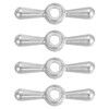 sourcing map 01-5095 Hose Bib Tee Handle,4Pcs Metal Outside Hose