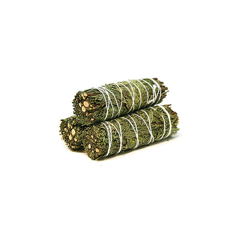 Saint Terra - Cedar Smudge Stick 4 Inches; Pack of