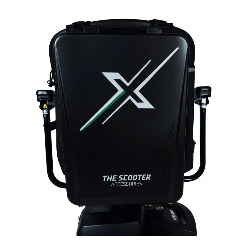 The Scooter Accessories ScootPack Lockable Laptop Suitcase Backpack for Mobility