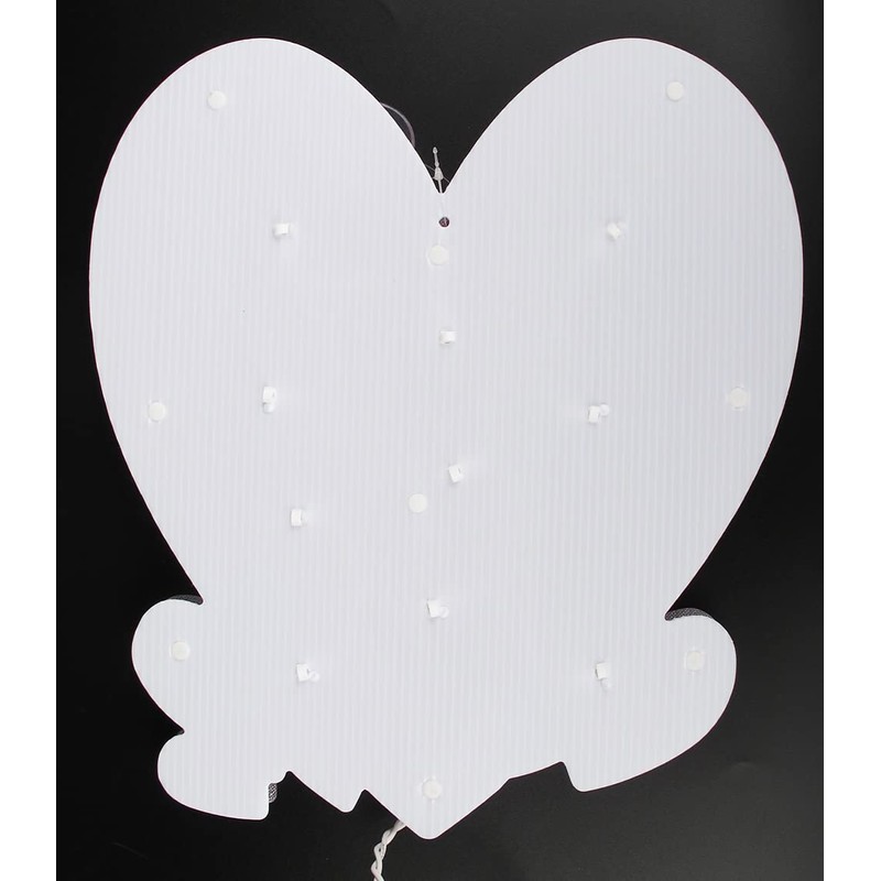 Lighted Valentine's Heart Window Decoration
