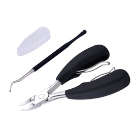 Precision Toe Nail Clippers Scissors Set for Thick or Ingrown Toenails,Heavy Duty Toenail clippers Cutter Scissors Kit