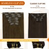 Full Shine Clip in Hair Extensions Sandy Brown Hair Extensions