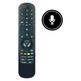 AULCMEET AKB76043103 MR23GA New Replace Voice Remote Control fit for LG Smart OLED TV AEU OLED77G39LA 50UR73006LA 50UR73006LA.AEEQ 50UR81006LJ.AEU 86QNED816RE.AEU OLED42C37LA.AEU