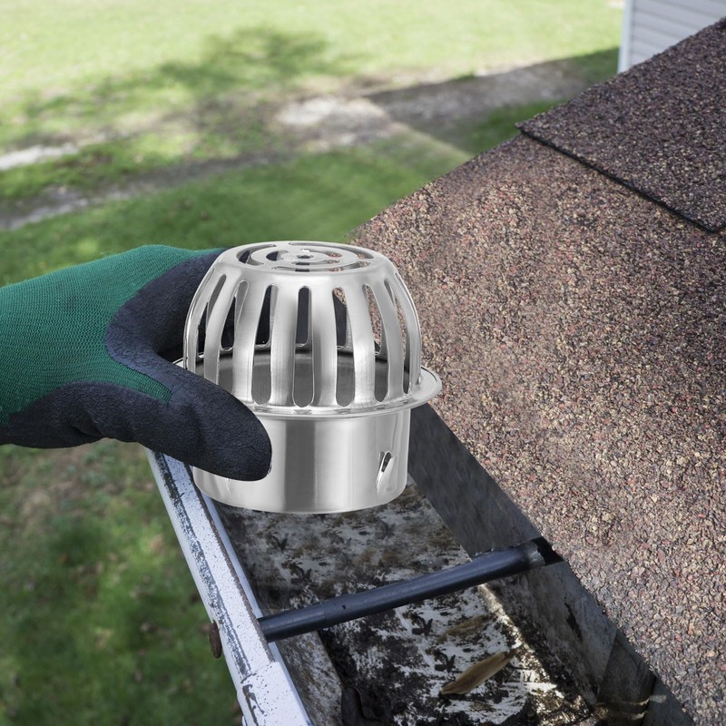 PATIKIL Dome Gutter Guard Filter 3 Inch, 3 Pack 304