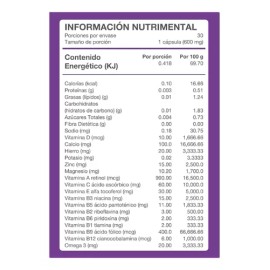 Acido Folico Mebipren 9 600 Mg Vitaminas Minerales 30 Caps Sabor Sin Sabor