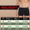 REELINDRY Men’s Incontinence Underwear Washable Leak Proof Boxer Briefs Absorbency