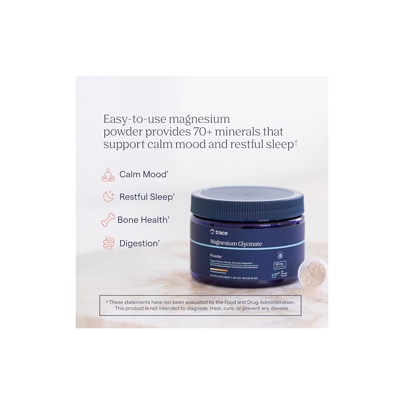 Trace Minerals- “| Glicinato de Magnesio en Polvo | Suplemento