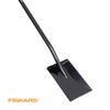 Fiskars 46" Spade Garden Shovel, Steel Flat Spade with Ergonomic