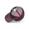 Capslab Men's Cap with a Visor, Black, One Size, black