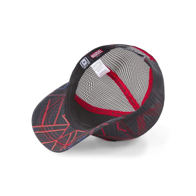 Capslab Men's Cap with a Visor, Black, One Size, black