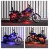 LEDGlow 8pc Million Color Flexible Motorcycle LED Lighting Kit -